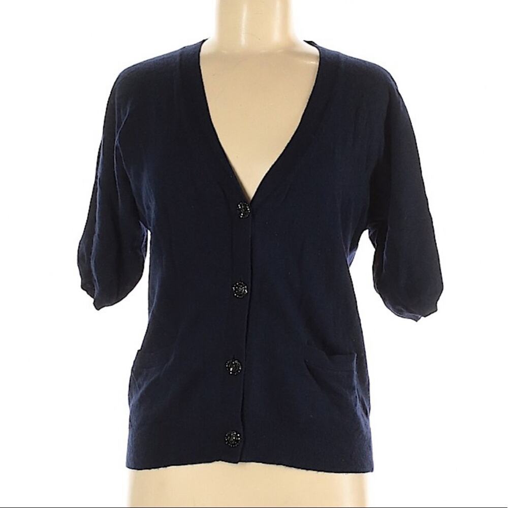 Talbots Jeweled Rabbit Cashmere Jeweled Sweater S